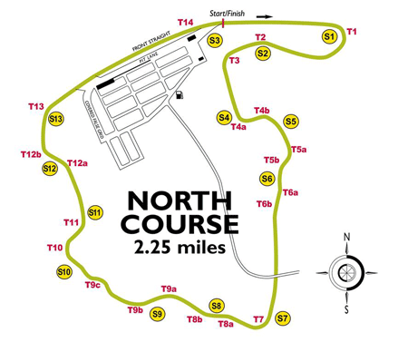 VIR Course for ChampTruck Races and NASCAR Biscuitville races, April 30, 2016